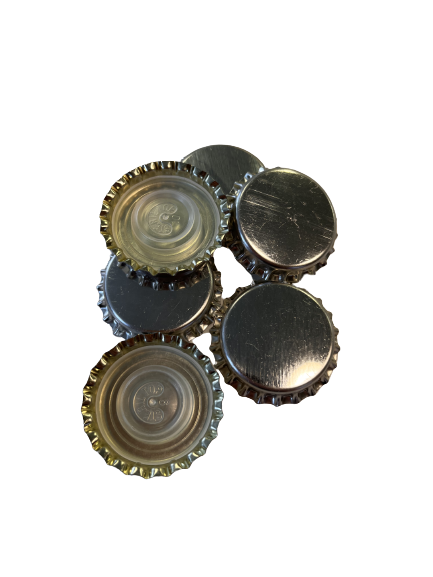 Korunkový uzávěr BIDULE 29 mm sekt, stříbrný s vložkou